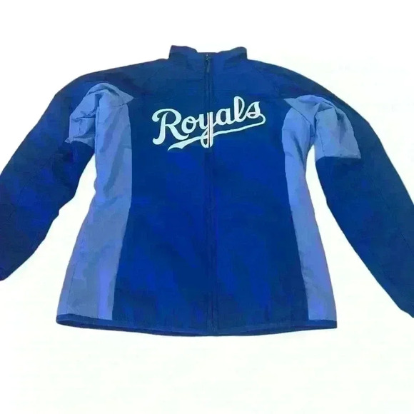 MLB Kansas City Royals Fleece Lined Jacket Size S - Picture 1 of 5